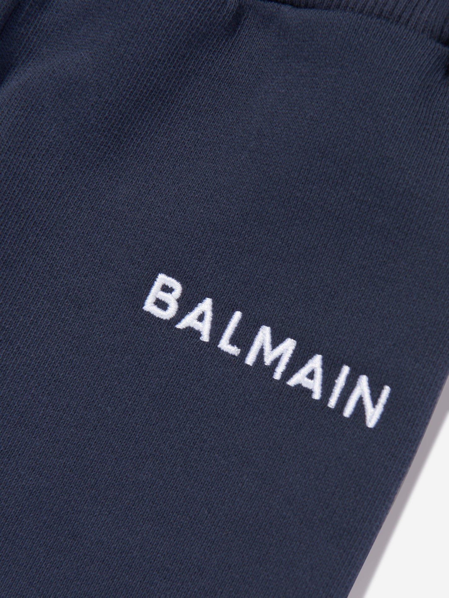 Balmain Baby Logo 海军蓝慢跑裤