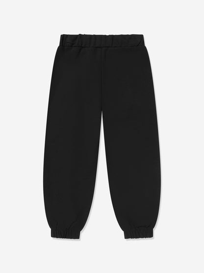 Balmain Kids Logo 慢跑裤（黑色）