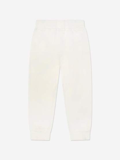 Balmain Kids Logo 慢跑裤（象牙色）