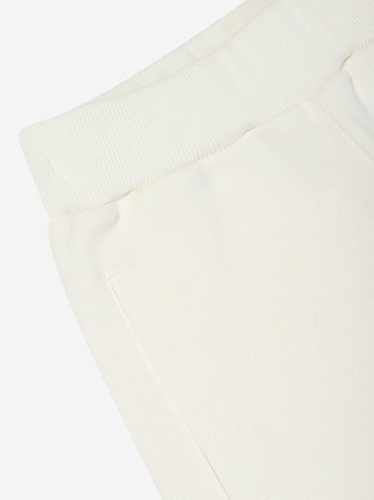 Balmain Kids Logo 慢跑裤（象牙色）
