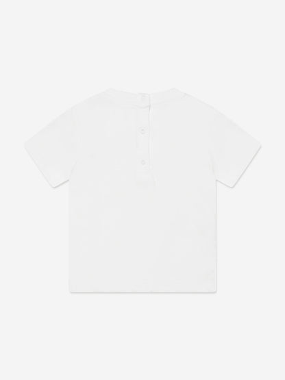 Balmain 婴儿徽标 T 恤（白色）