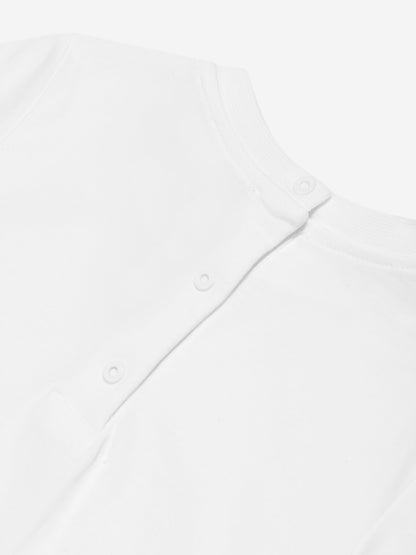 Balmain 婴儿徽标 T 恤（白色）