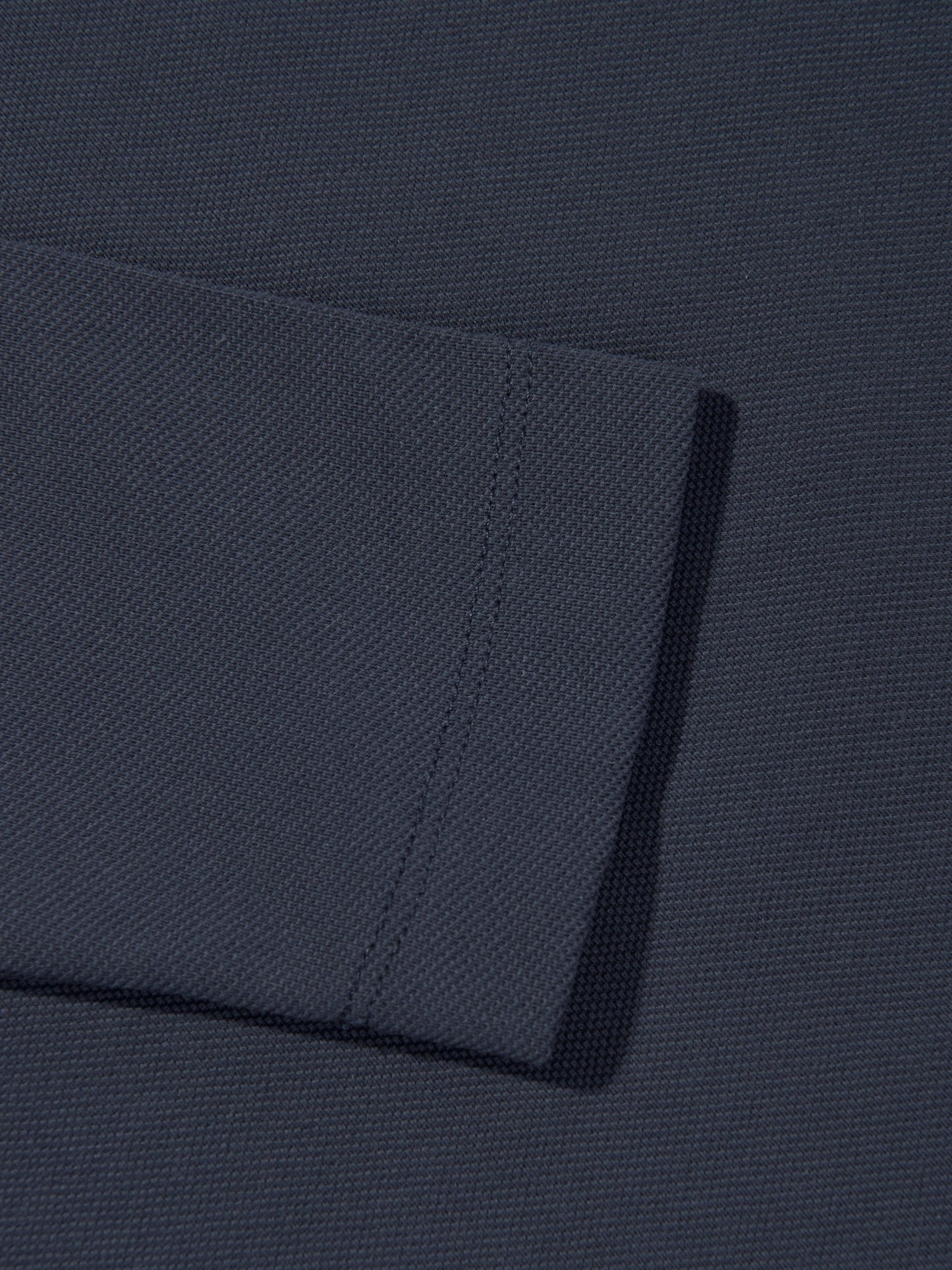 Balmain 男童长袖 Polo 衫（海军蓝）