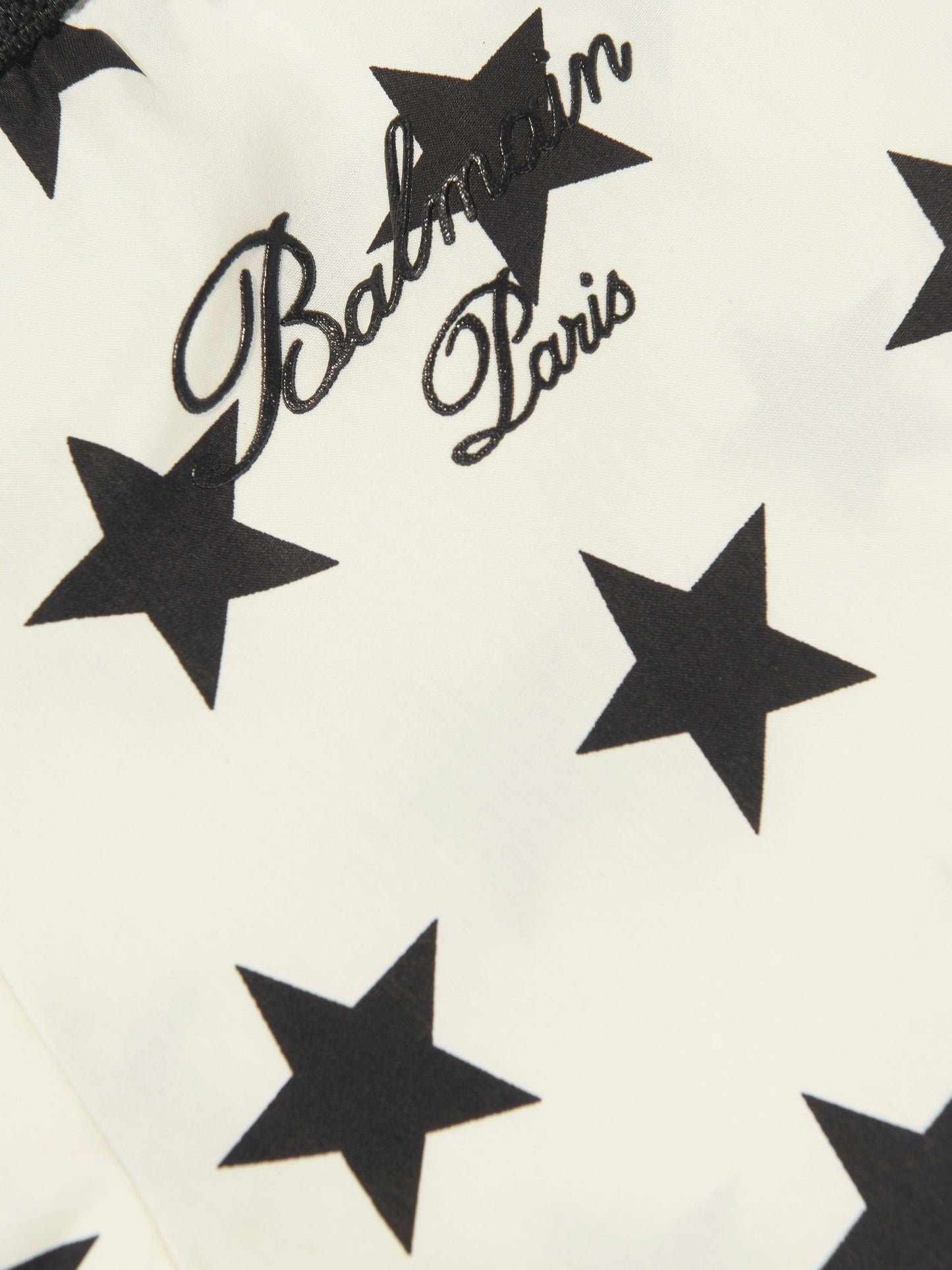 Balmain Baby Star 印花短裤（象牙色）