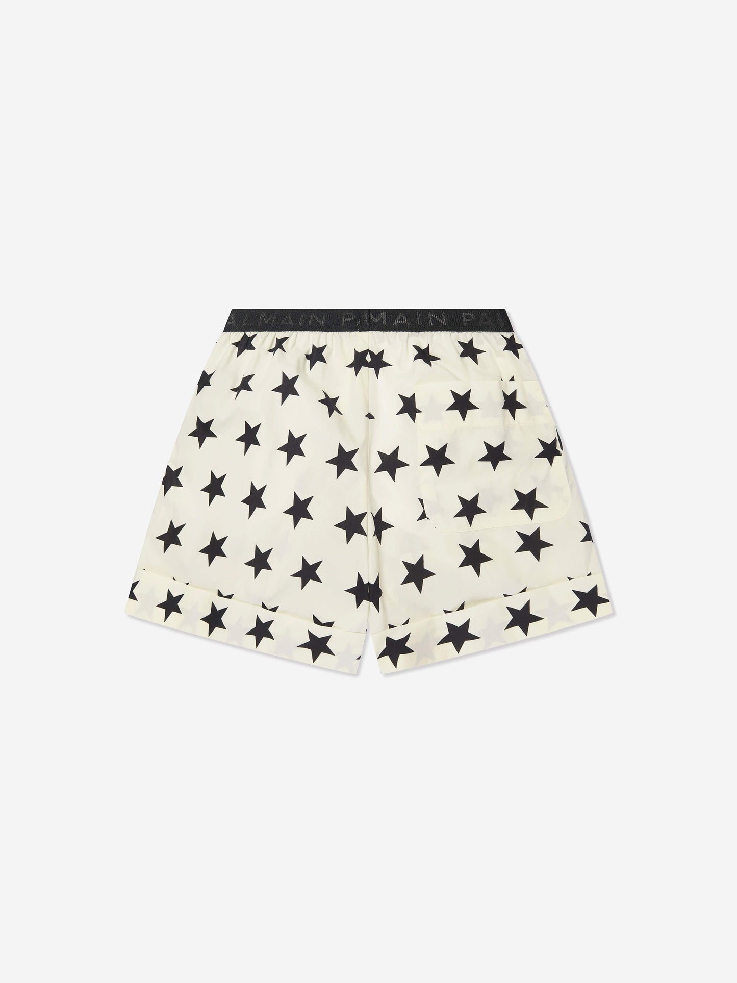 Balmain 女童象牙色星星印花短裤
