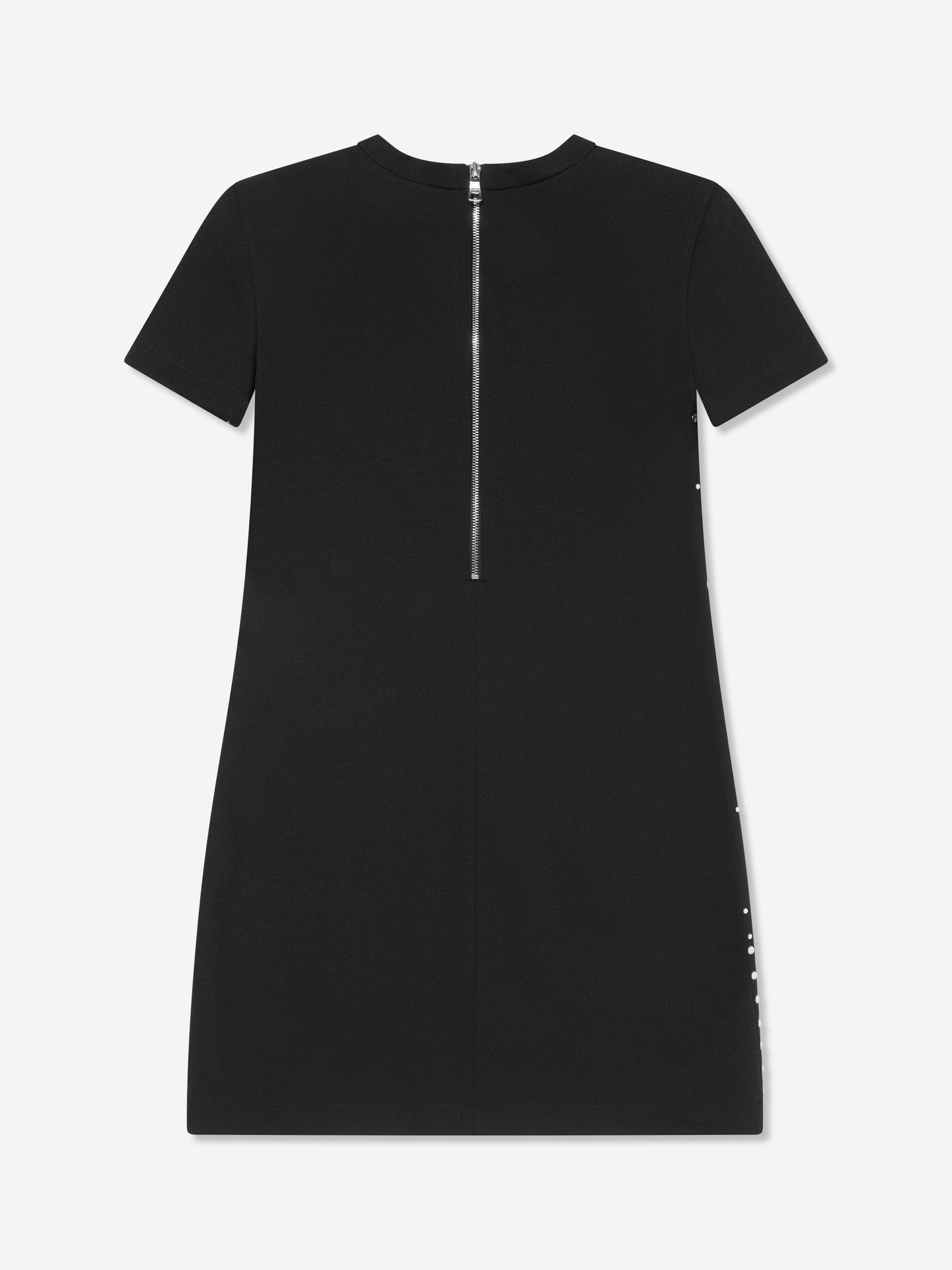 Balmain 女童 Diamante Milano 黑色连衣裙