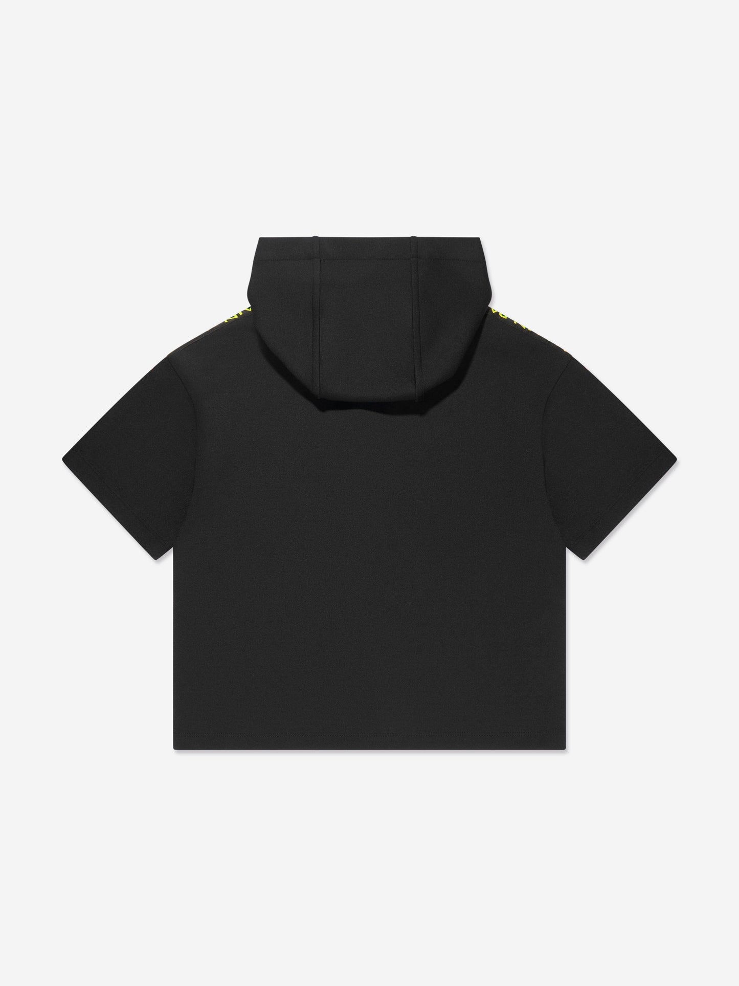Balmain 男童短袖连帽衫（黑色）