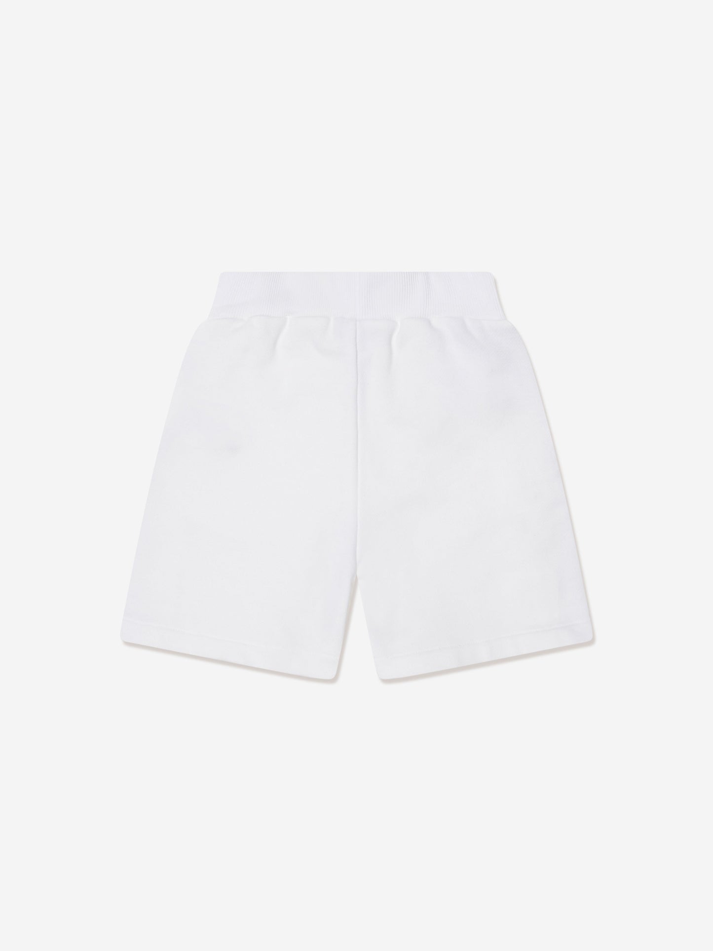 Balmain 女童白色徽标平纹短裤