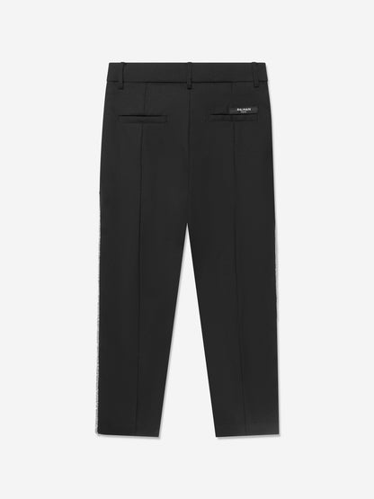 Balmain 女童羊毛西装裤（黑色）