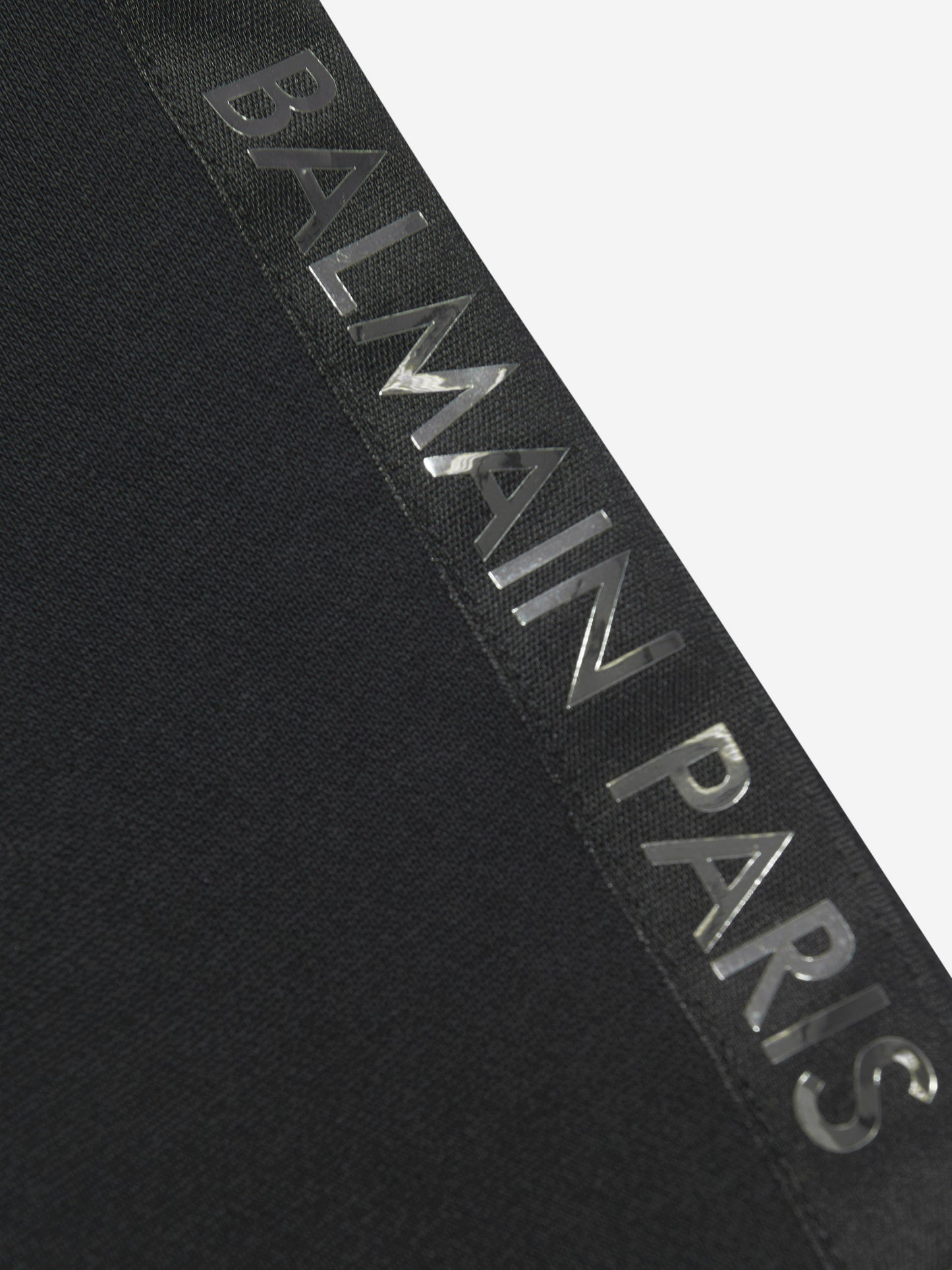Balmain Boys 黑色徽标慢跑裤
