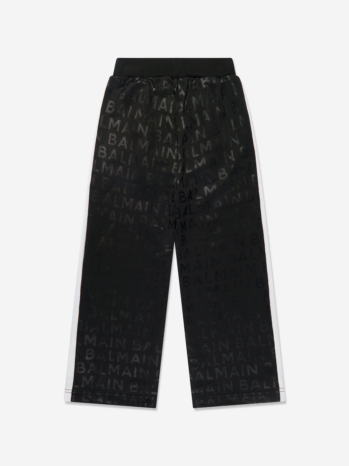 Balmain Boys 黑色徽标慢跑裤