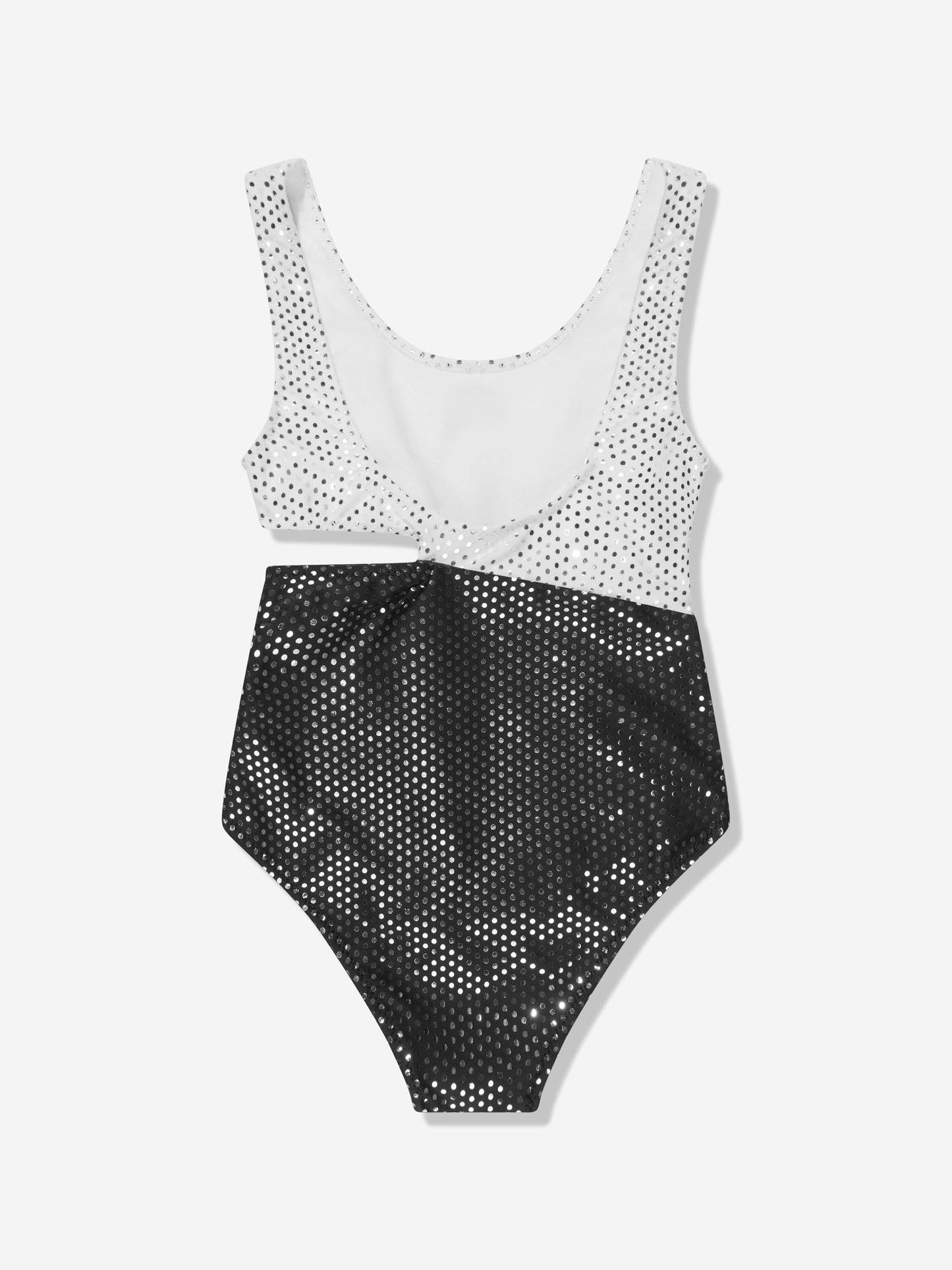 Balmain 女童白色徽标泳衣