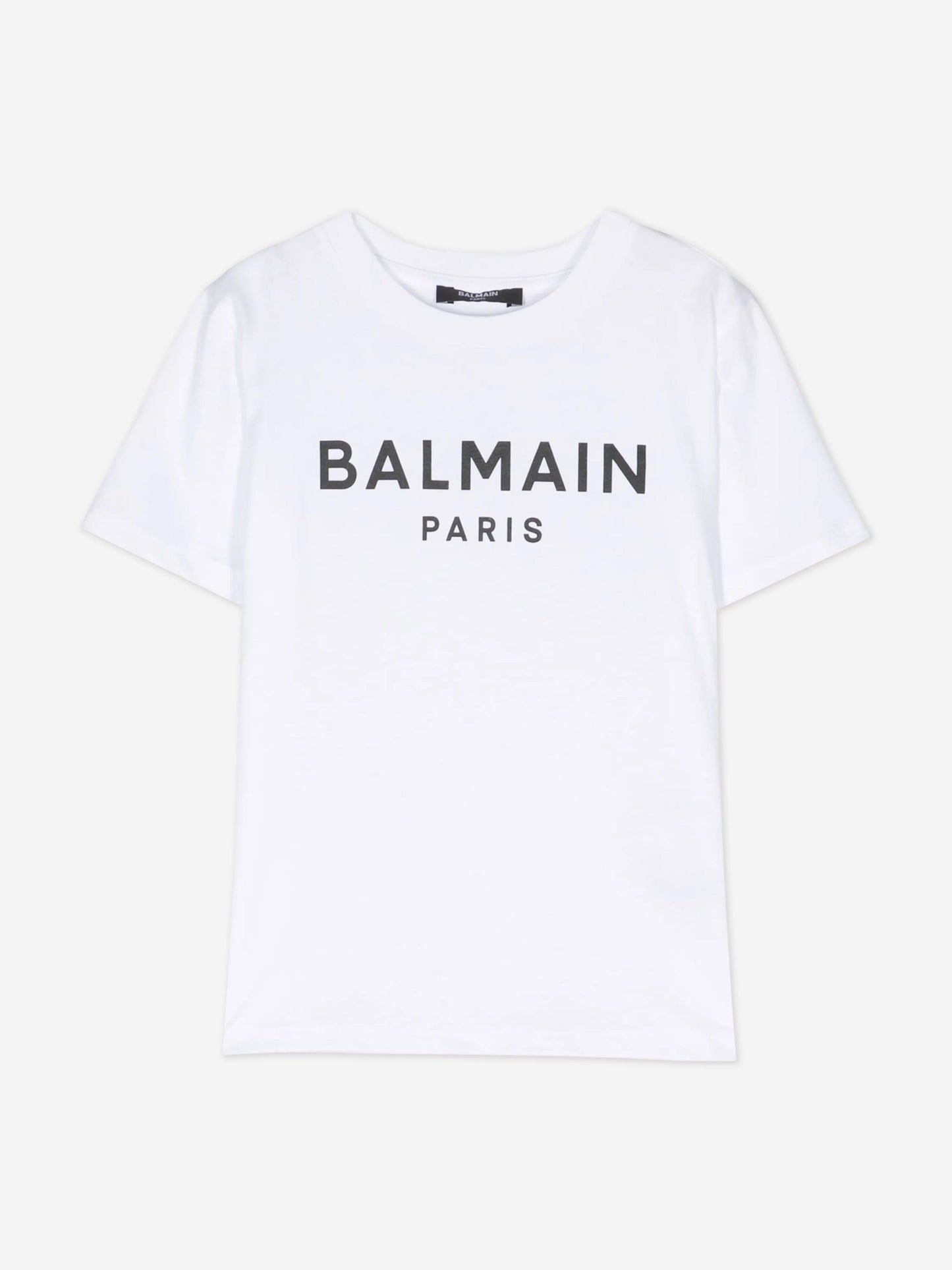 Balmain Kids Logo T-Shirt in White