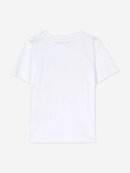 Balmain Kids Logo T-Shirt in White