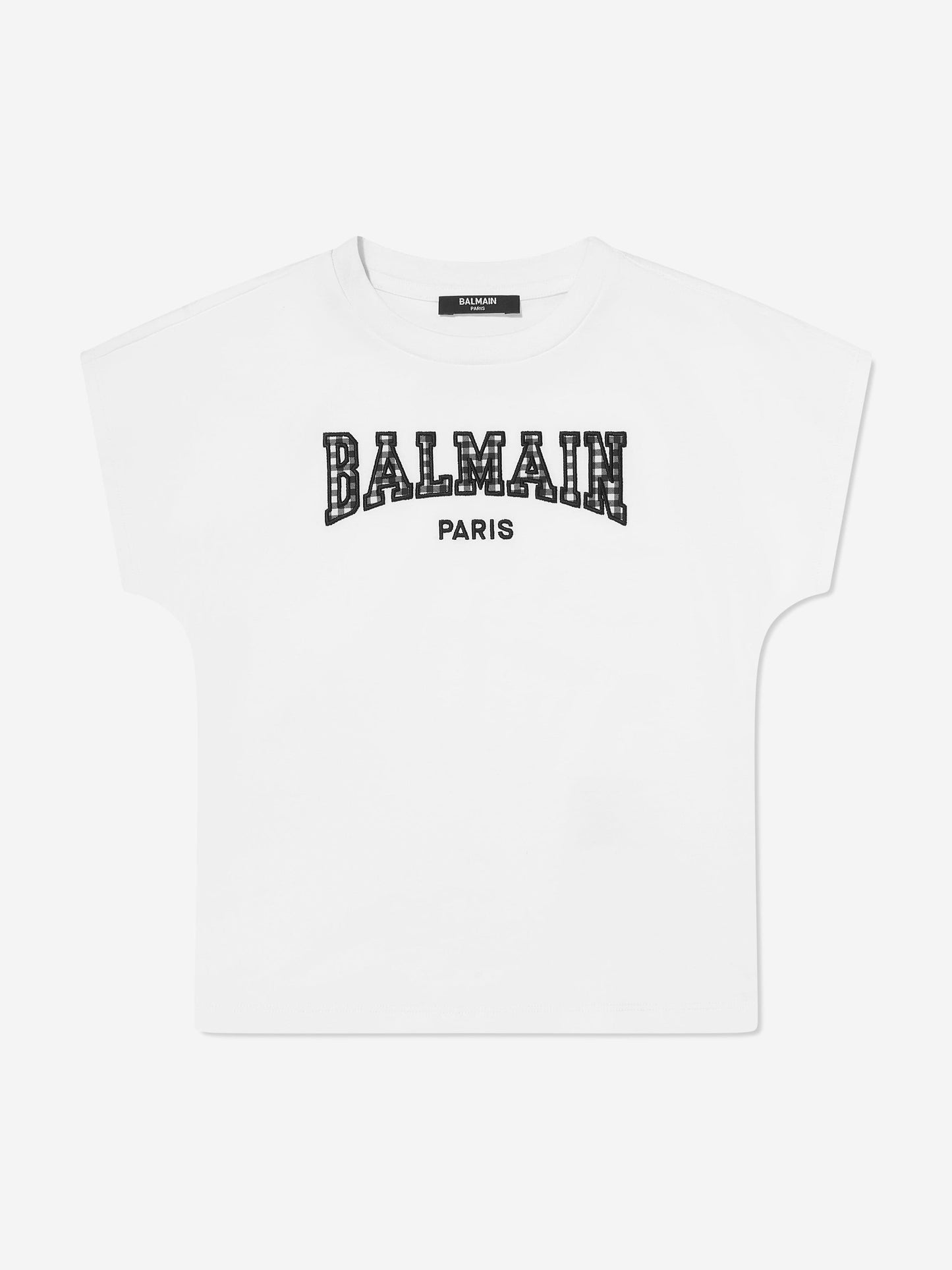 Balmain Girls Logo T-Shirt in White