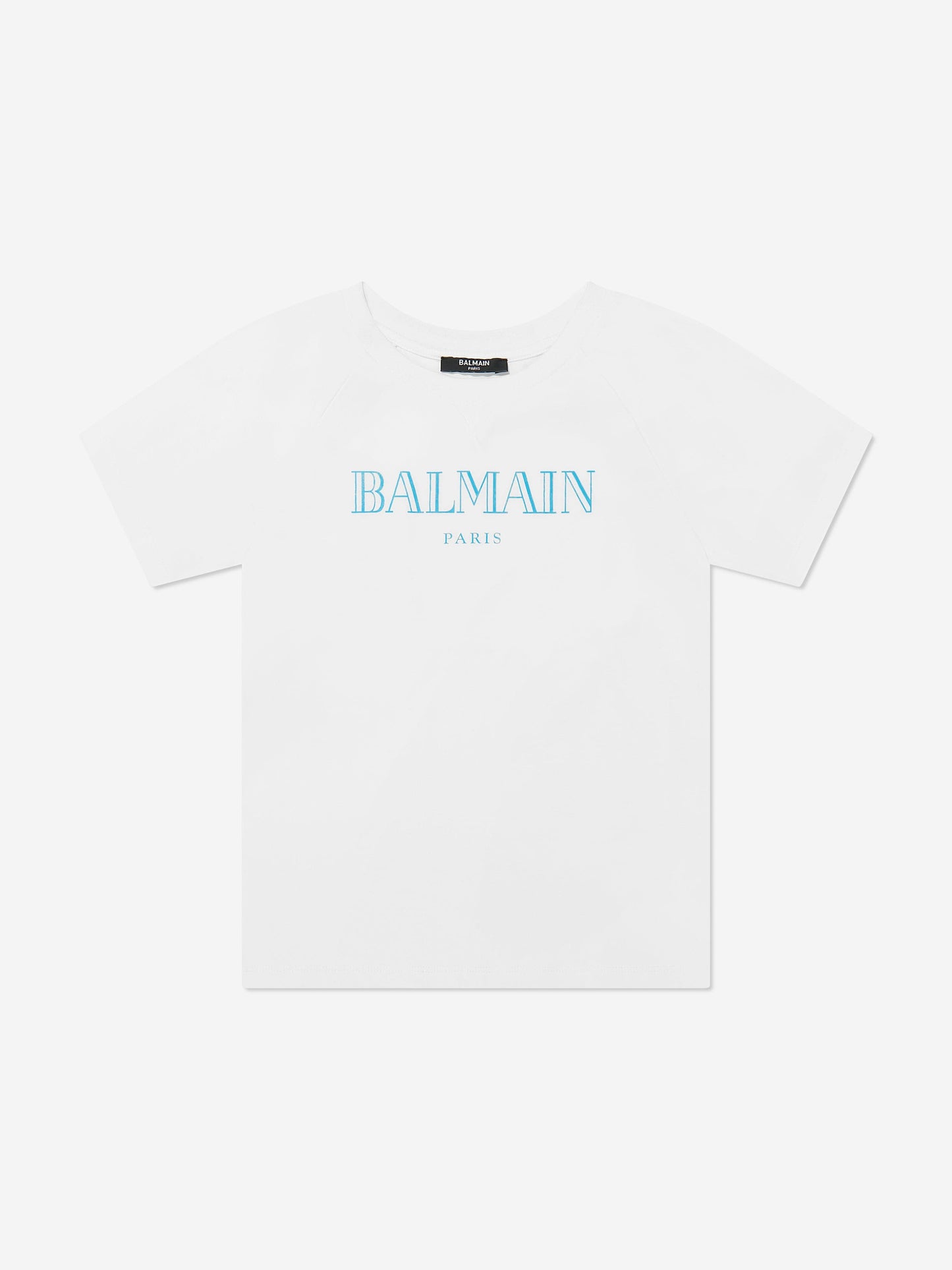 Balmain Kids Logo T-Shirt in White