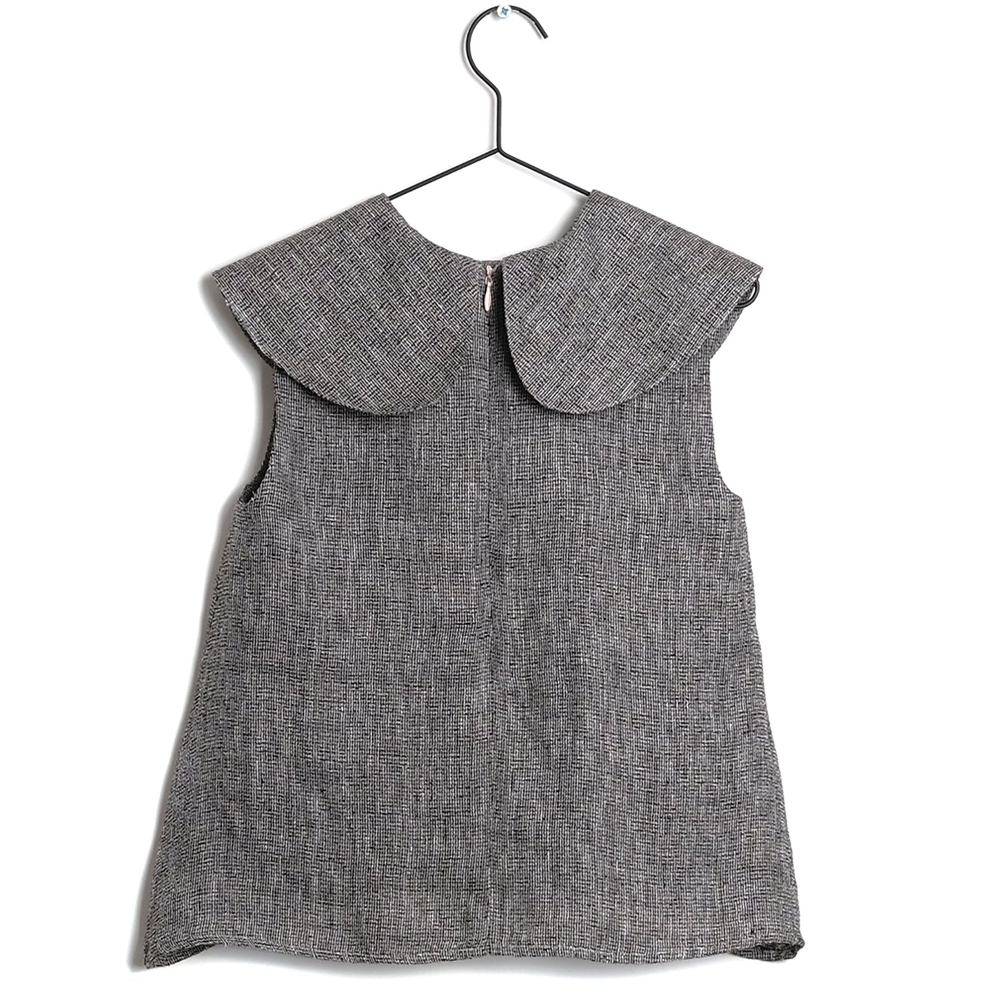 Girls Black Linen Shirt