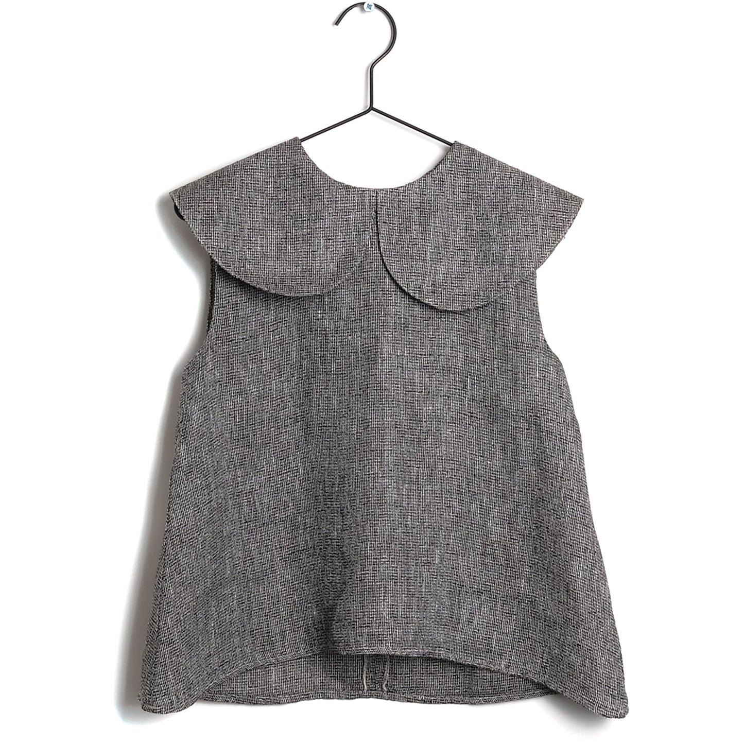 Girls Black Linen Shirt