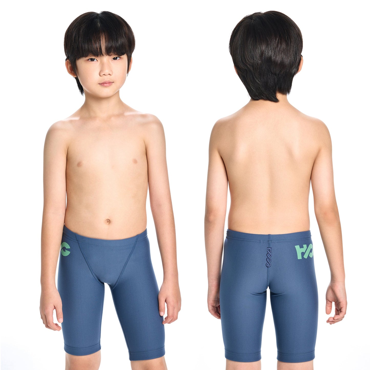 男童藏蓝色专业泳裤