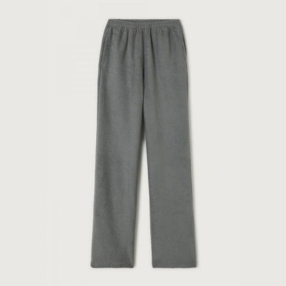 女士深灰色棉长裤