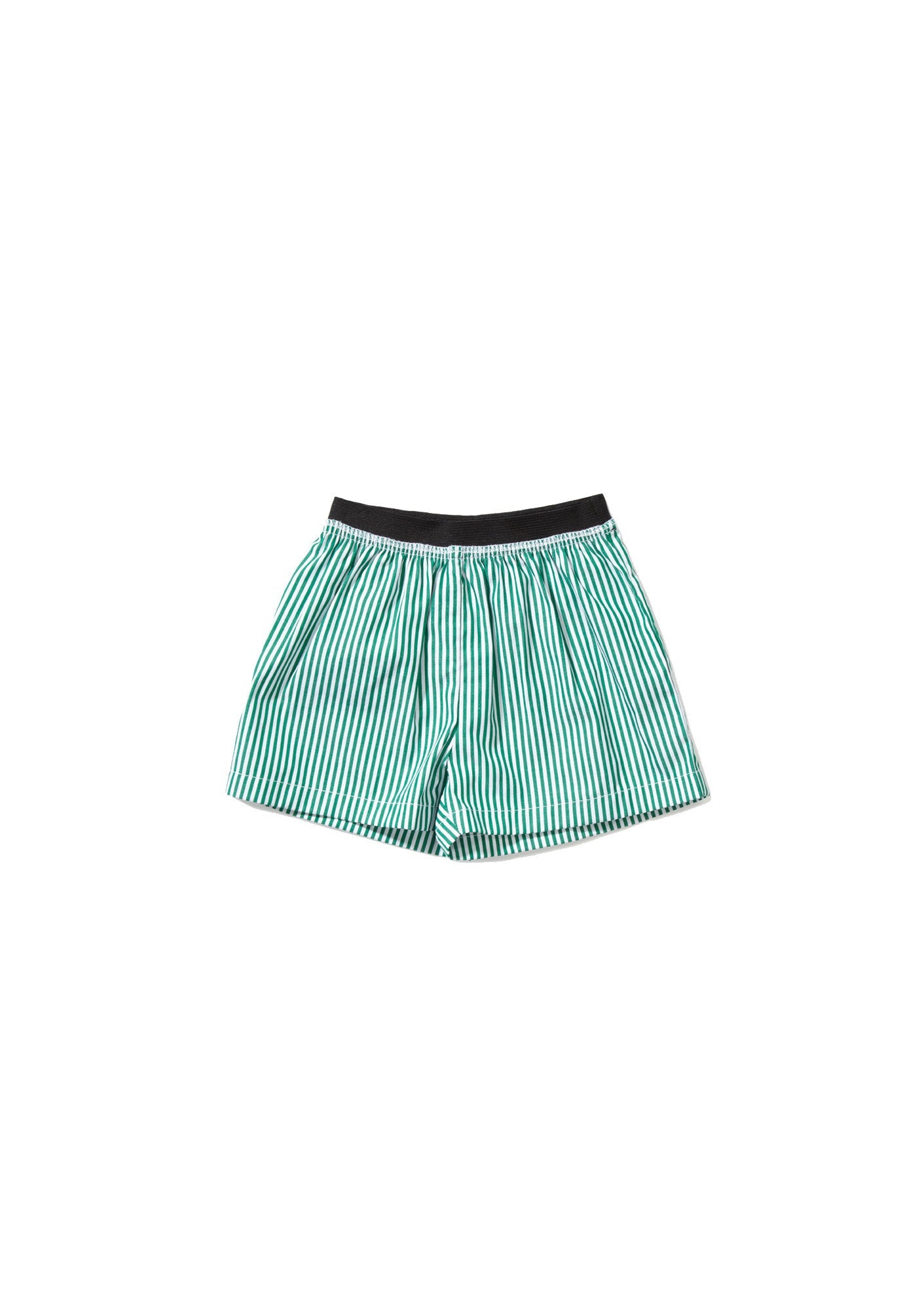 Baby Green Striped Shorts