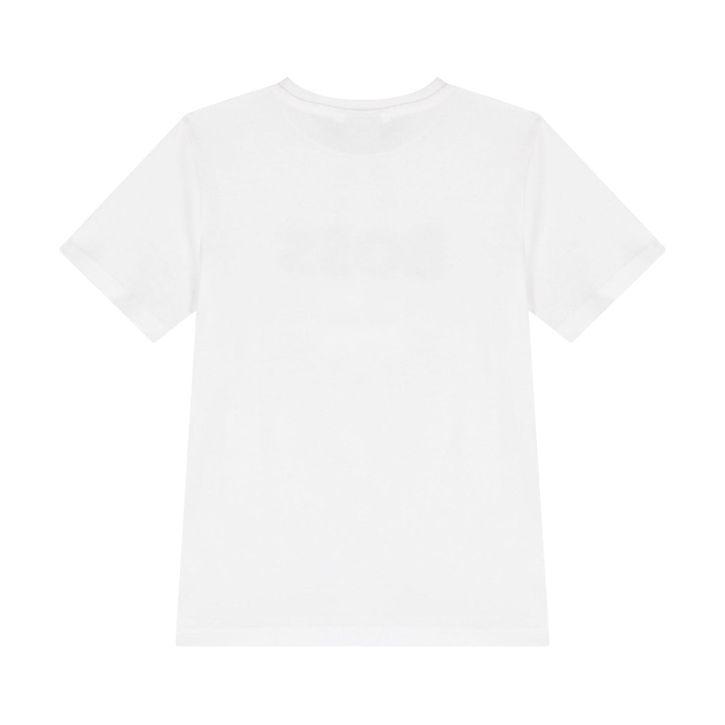 男童白色Logo棉T恤