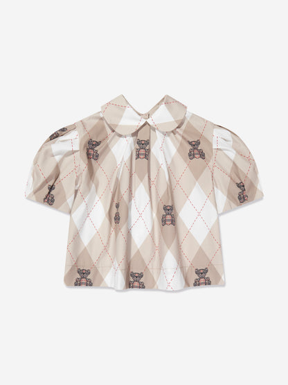 女童 Ada Argyle 衬衫（浅黄色）