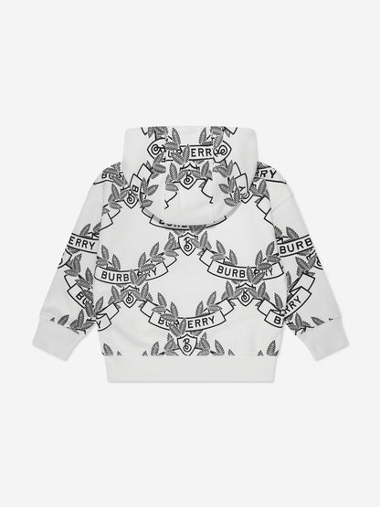 男童 Talbot Crest 白色连帽衫