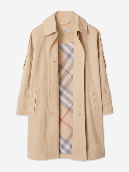 Burberry 女童 Valerie 风衣（米色）