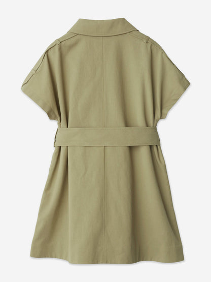 Burberry 女童 Chloe 风衣连衣裙（绿色）