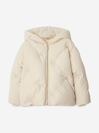 Burberry 女童 Clara 羽绒夹克（象牙色）