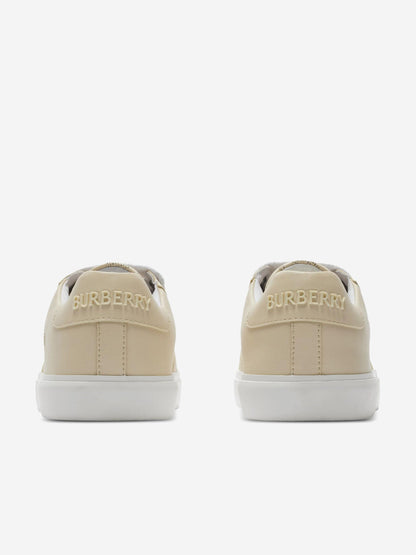Burberry Kids Noah 运动鞋 (米色)
