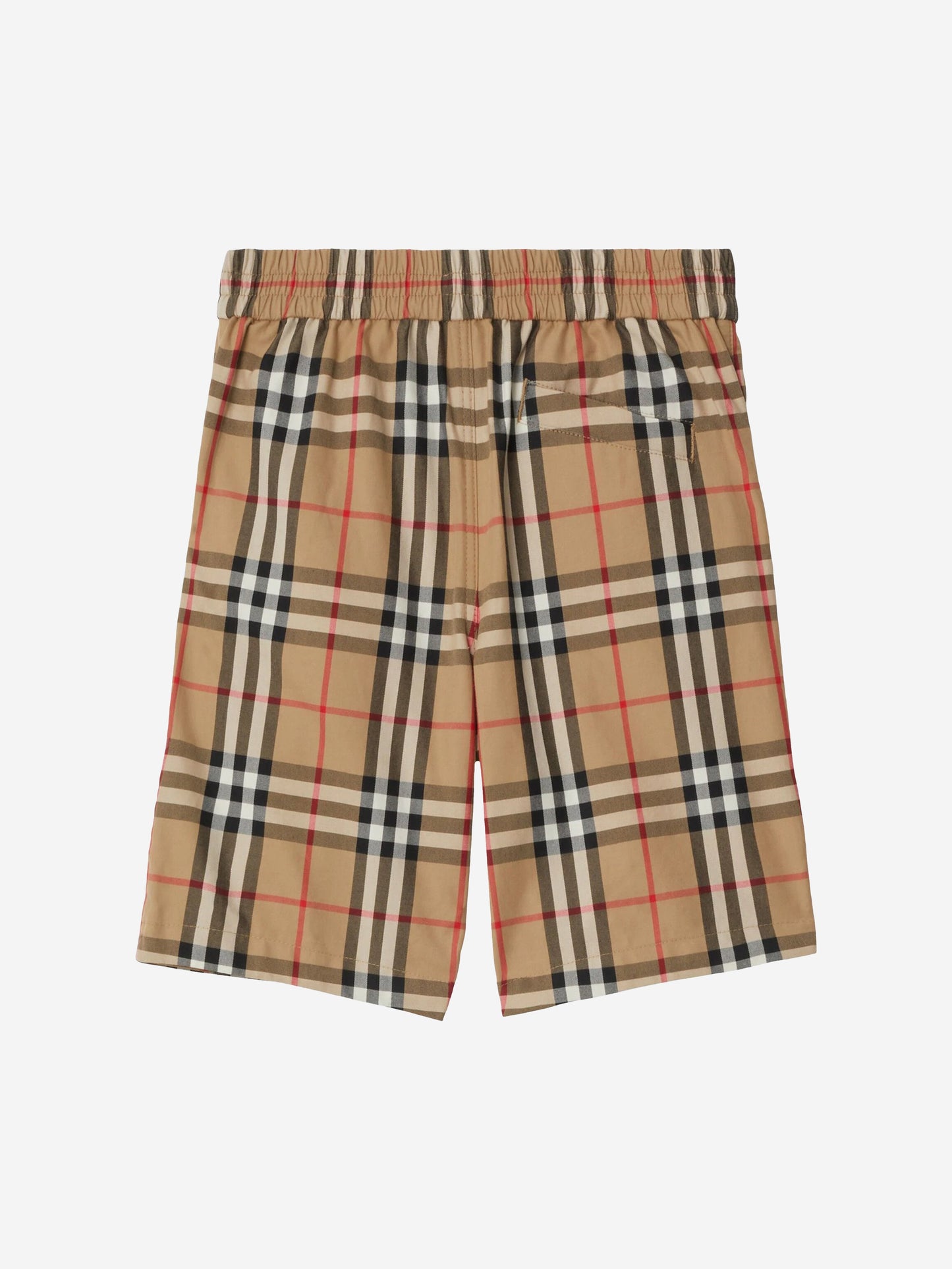 男童 Vintage Check Hal 短裤（米色）