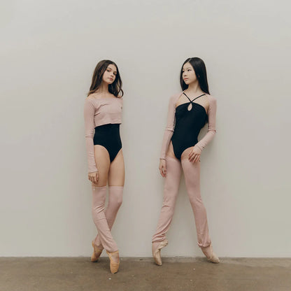 女童浅粉色芭蕾舞披肩(Ballet Core - Natalie Shrug)