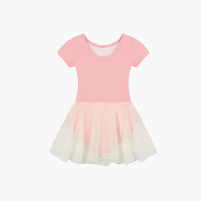 女童粉色芭蕾舞连体衣