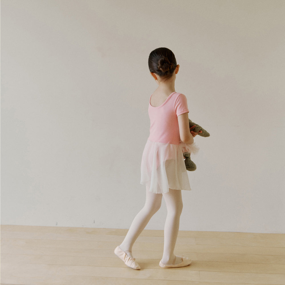 女童粉色芭蕾舞连体衣