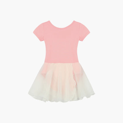 女童粉色芭蕾舞连体衣