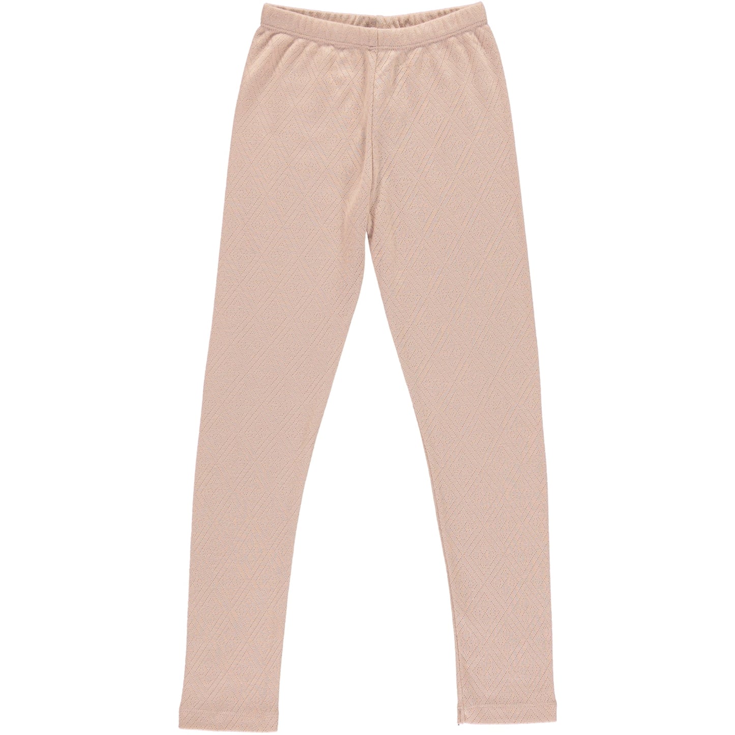 女童粉色棉打底裤