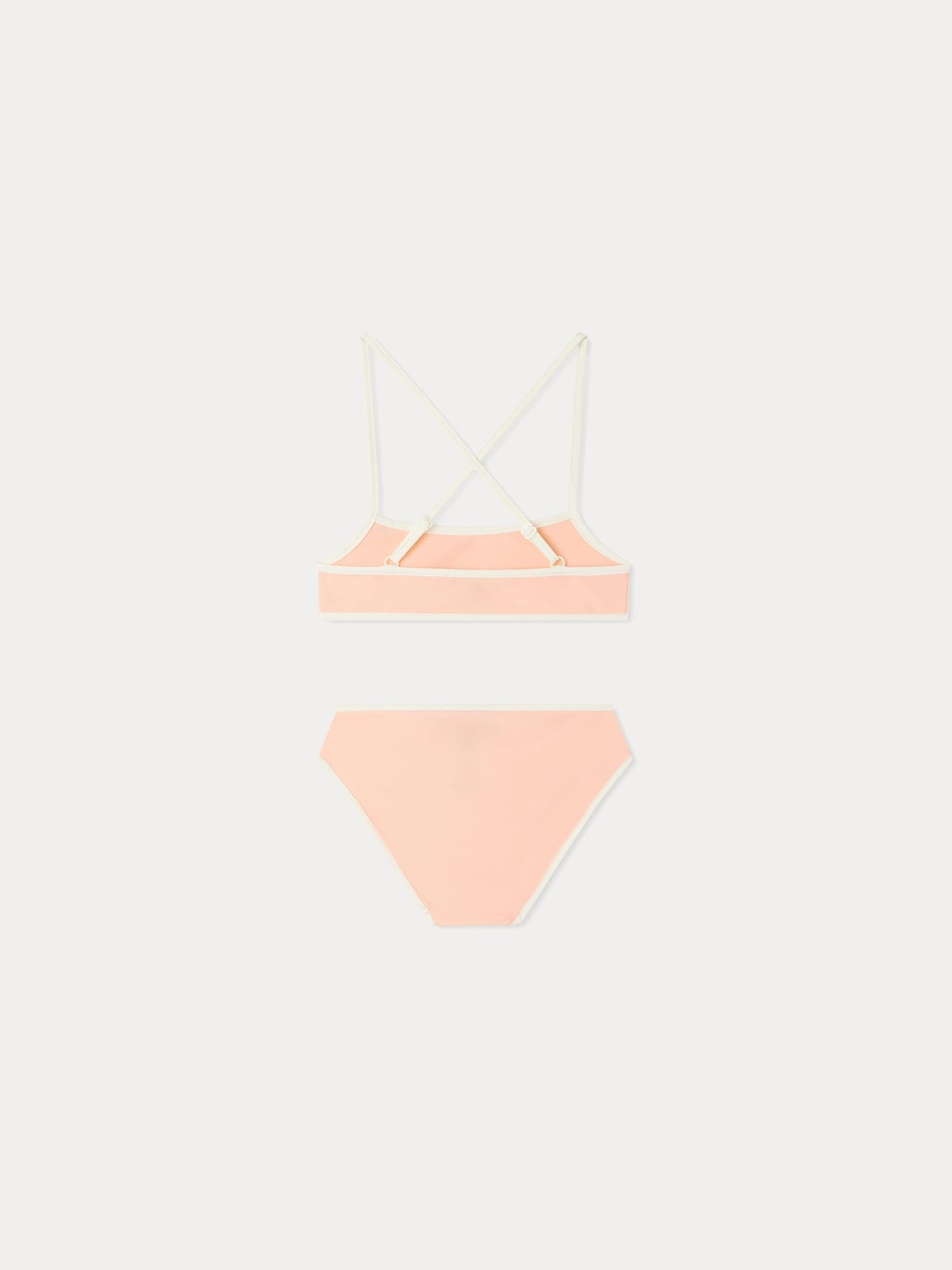 女童粉色泳衣