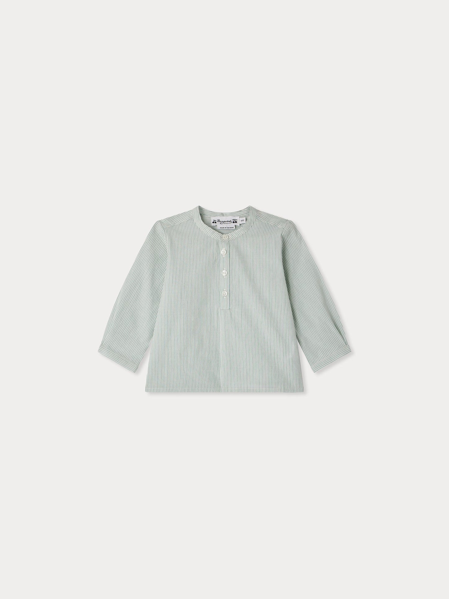 Chemise Polisson rayée à col mao