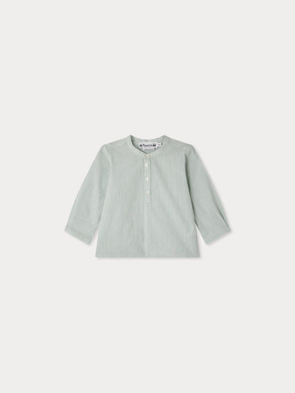 Chemise Polisson rayée à col mao