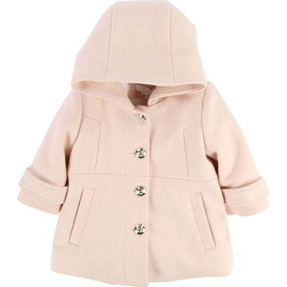 Baby Girls Light Pink Laine Coat