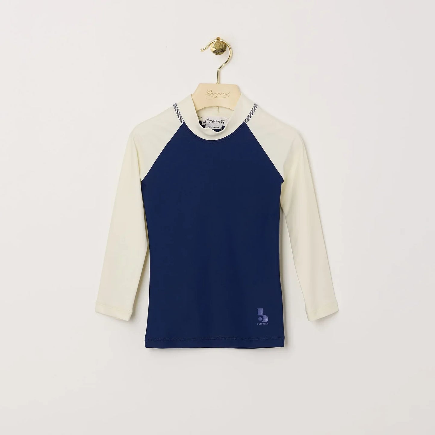 男童深蓝色游泳T恤