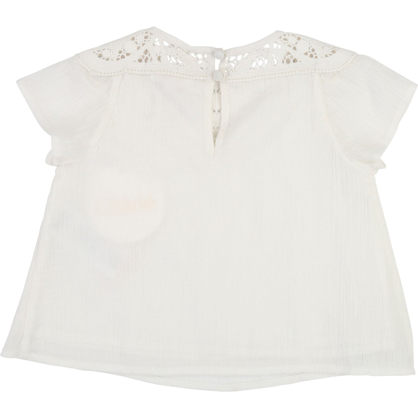 Baby Girls White & Terre Babysuit
