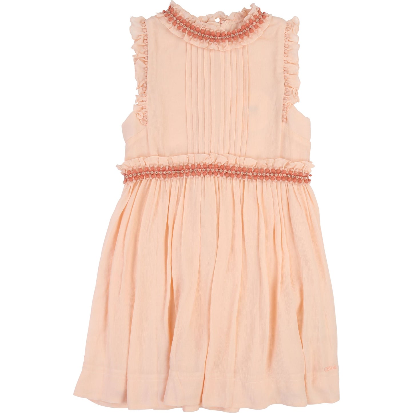 Girls Peach Dress