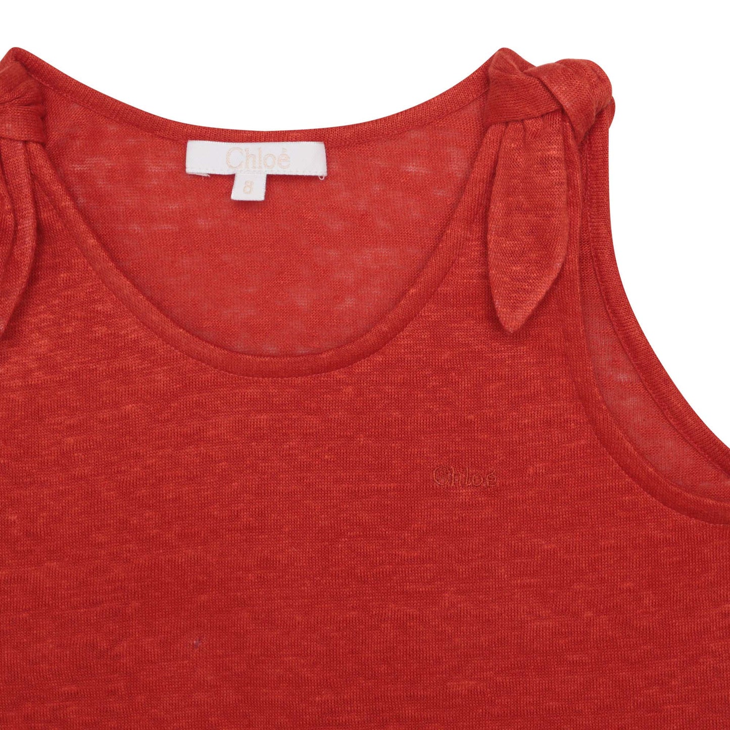 女童红色棉背心