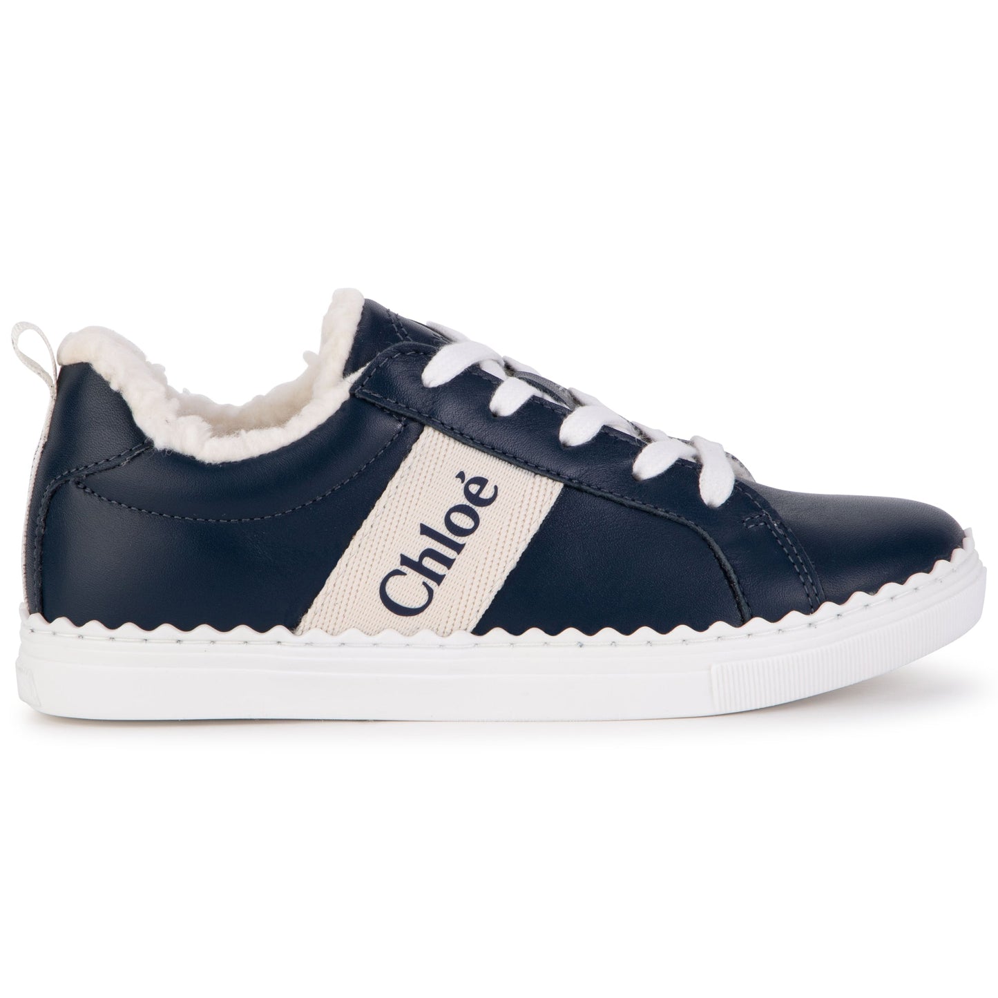 女童蓝色Logo运动鞋