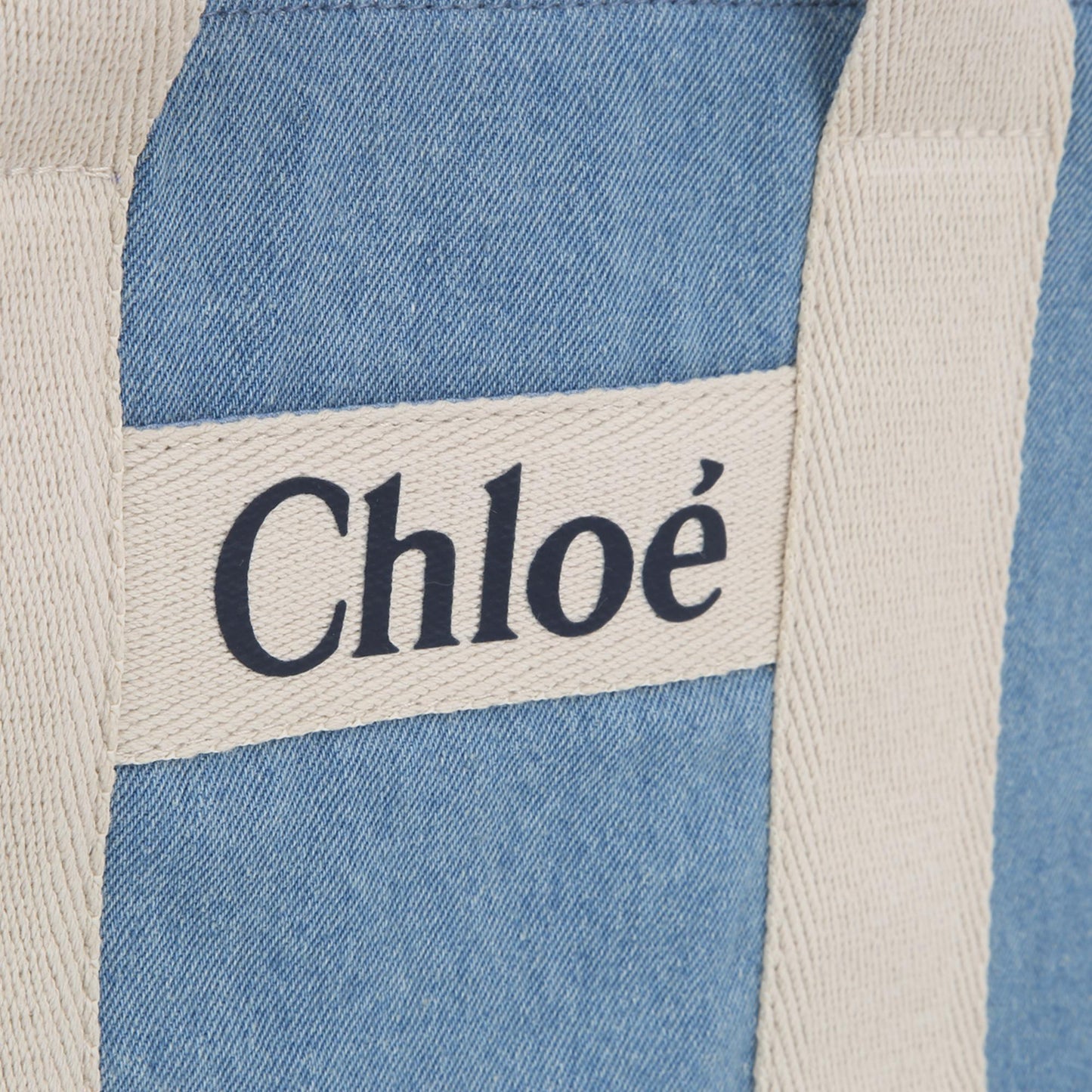 女童蓝色牛仔单肩包