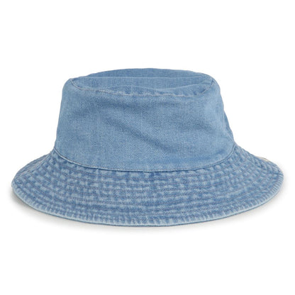女童蓝色牛仔渔夫帽