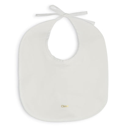 女婴白色棉连体衣套装